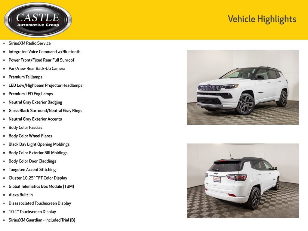 Used 2024 Jeep Compass Limited w/ High Altitude Package image 12