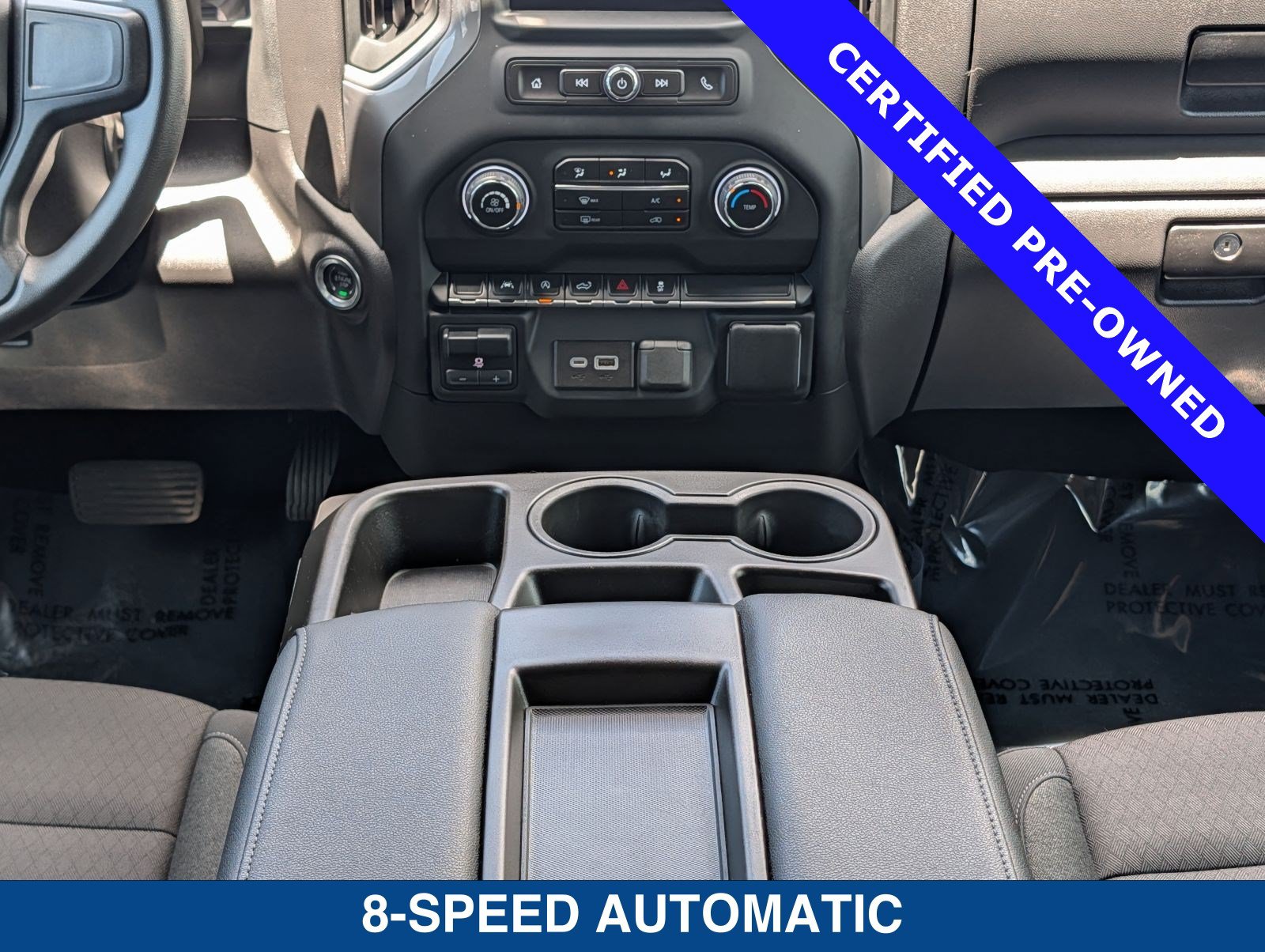 Used 2024 Chevrolet Silverado 1500 Custom w/ Turbomax Blackout Package AWD/4WD image 21