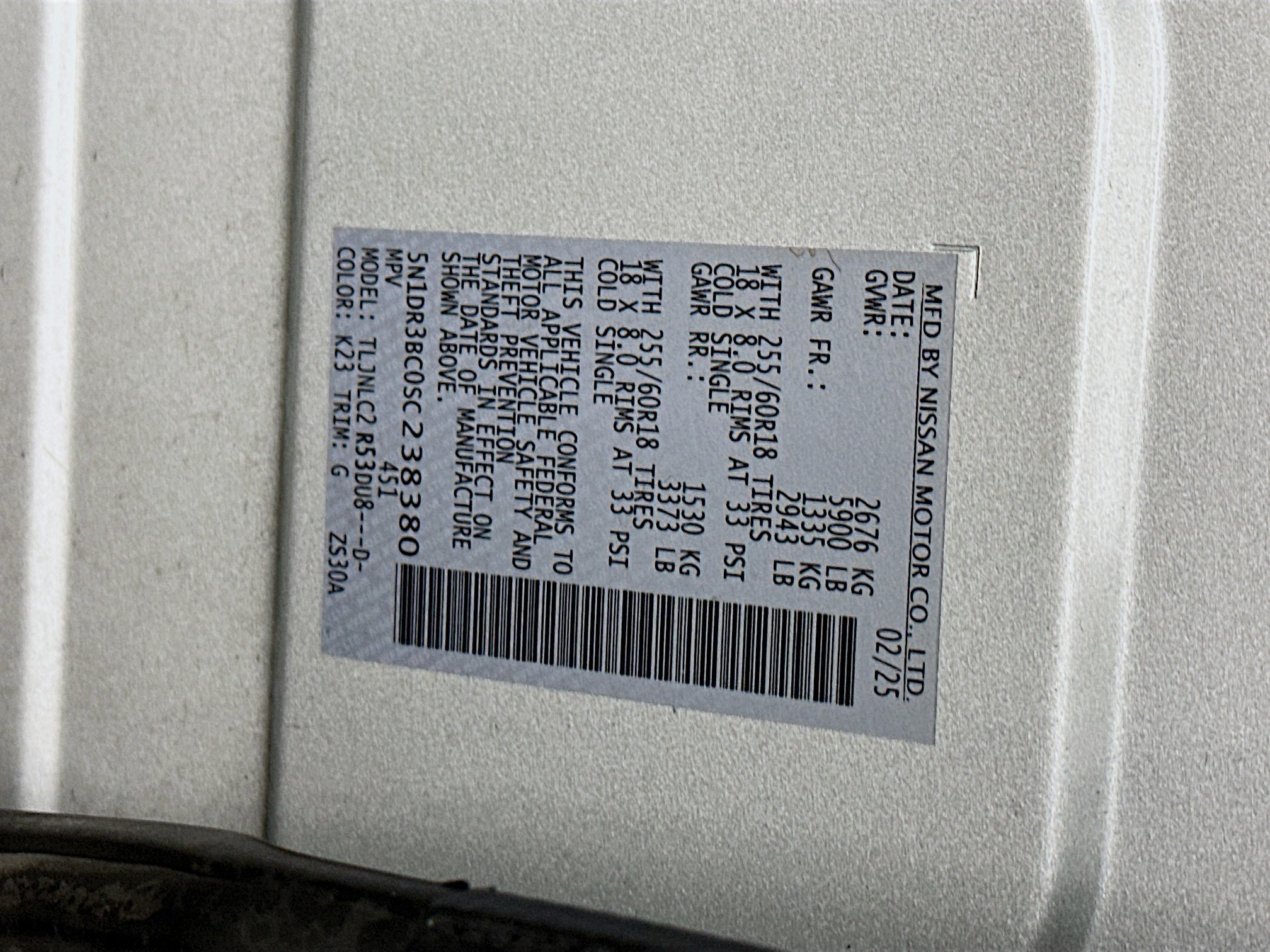 Used 2025 Nissan Pathfinder SV AWD/4WD image 12