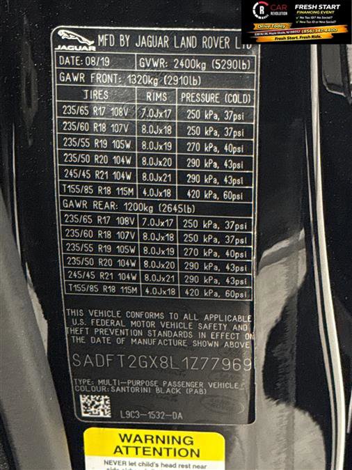 Used 2020 Jaguar E-PACE R-Dynamic S image 11