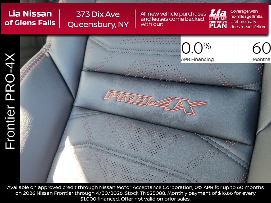 New 2026 Nissan Frontier PRO-4X w/ Pro Premium Package image 17