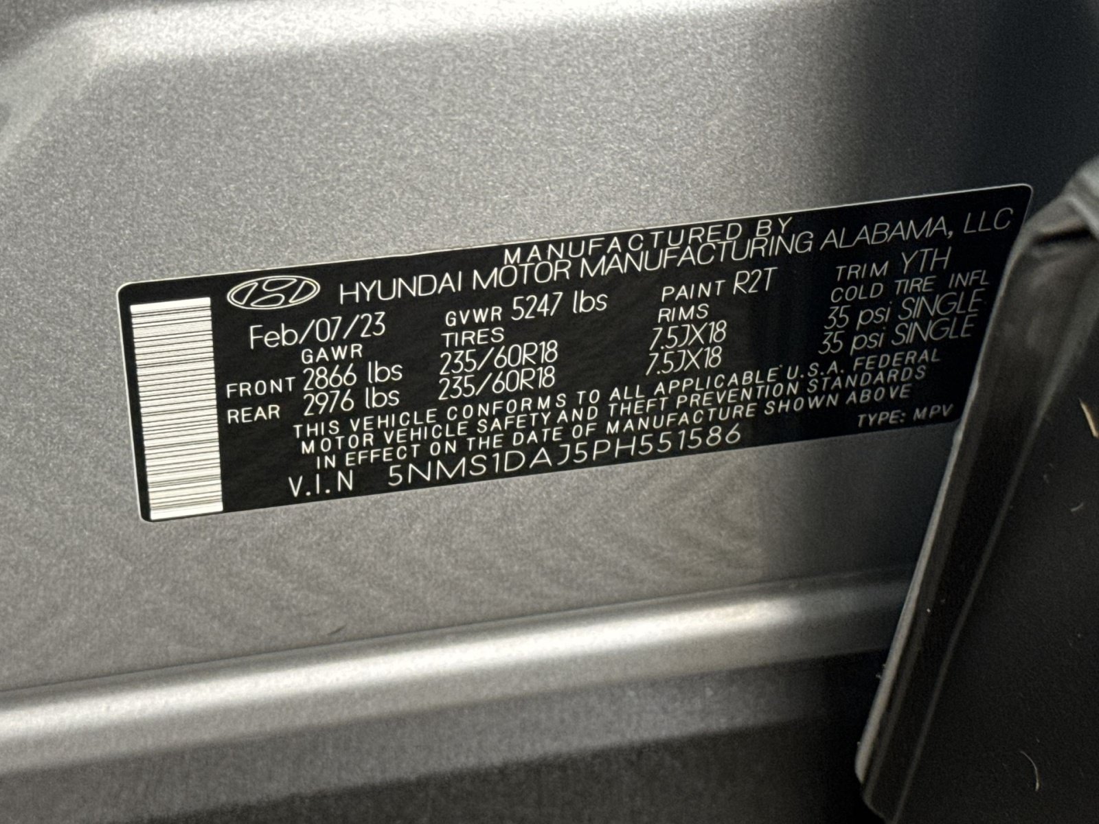 Used 2023 Hyundai Santa Fe SE w/ Cargo Package AWD/4WD image 29
