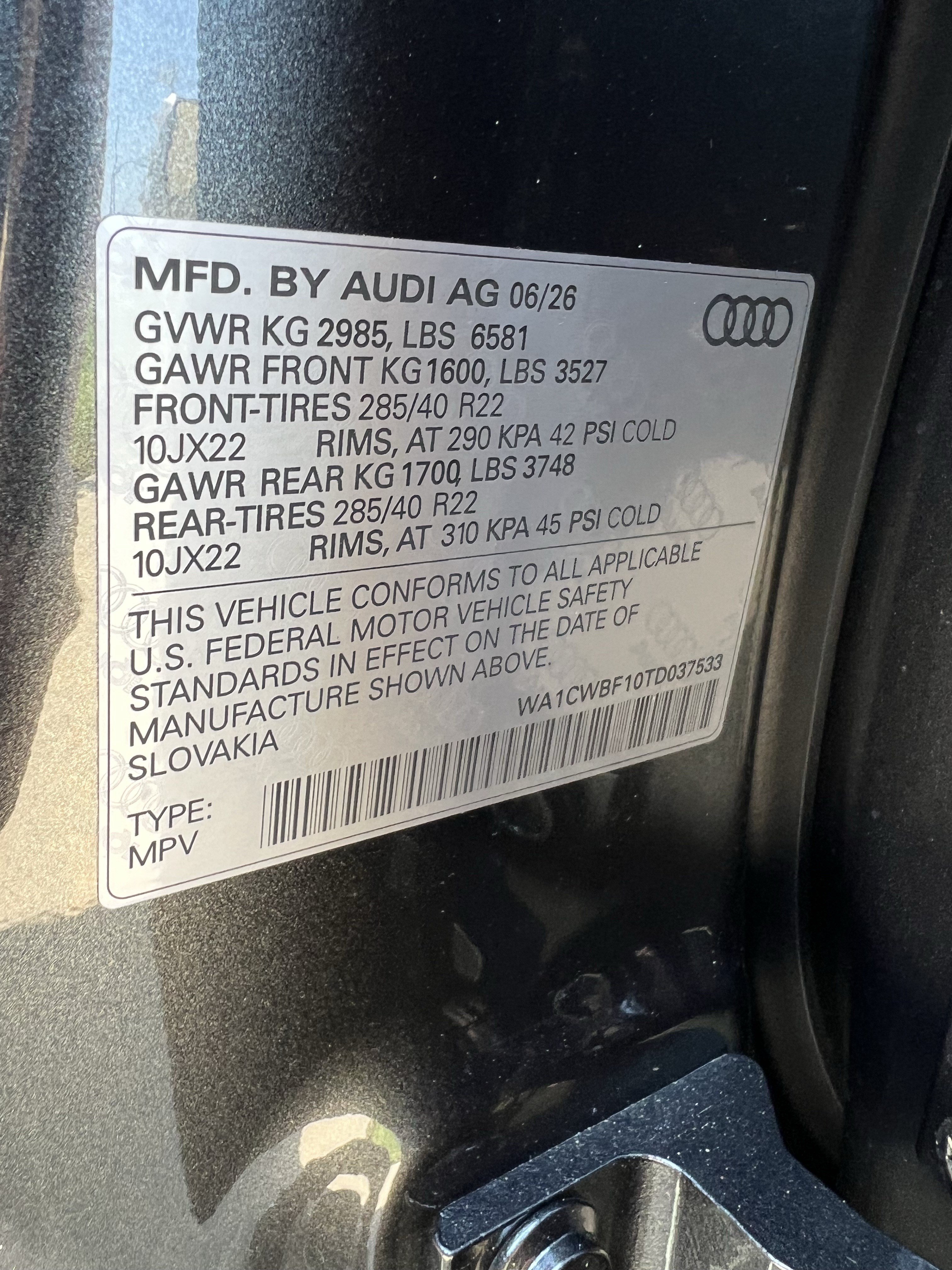 New 2026 Audi SQ8 Prestige AWD/4WD image 36
