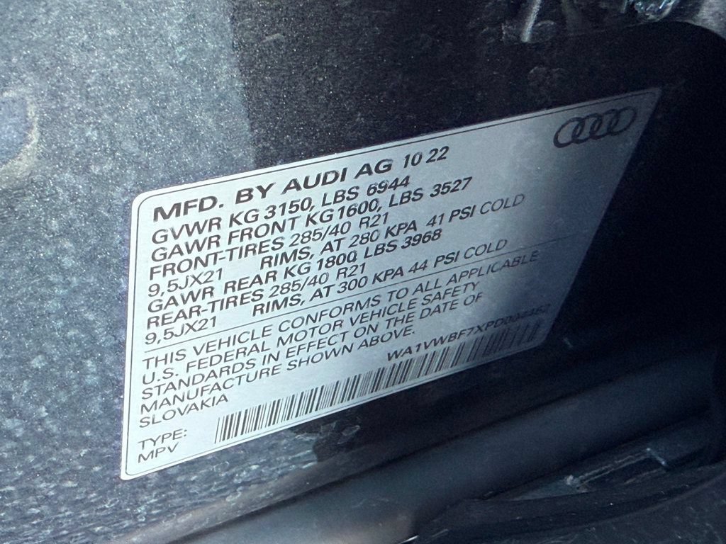 Used 2023 Audi SQ7 Prestige AWD/4WD image 55