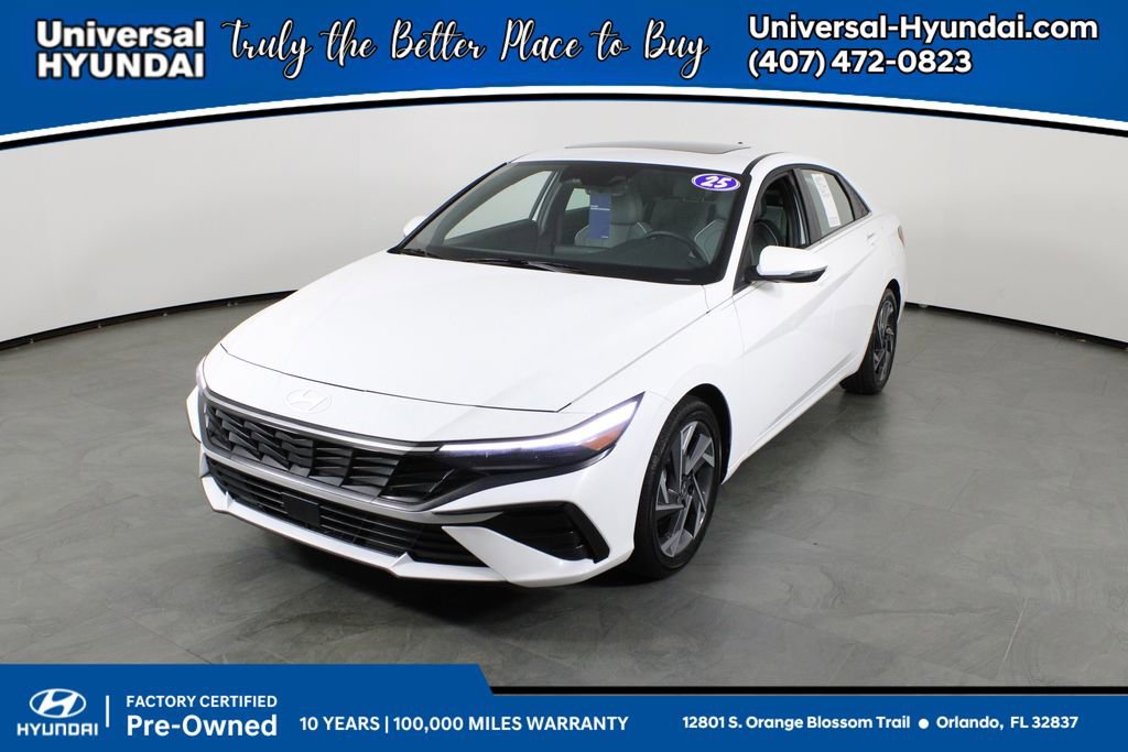 Certified 2025 Hyundai Elantra Limited image 1