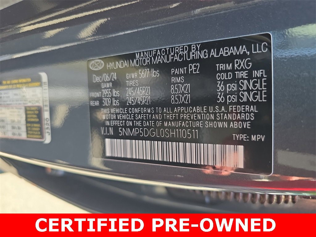 Used 2025 Hyundai Santa Fe Calligraphy image 38