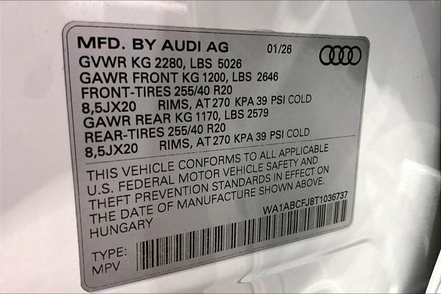 New 2026 Audi Q3 quattro 2.0T AWD/4WD image 10