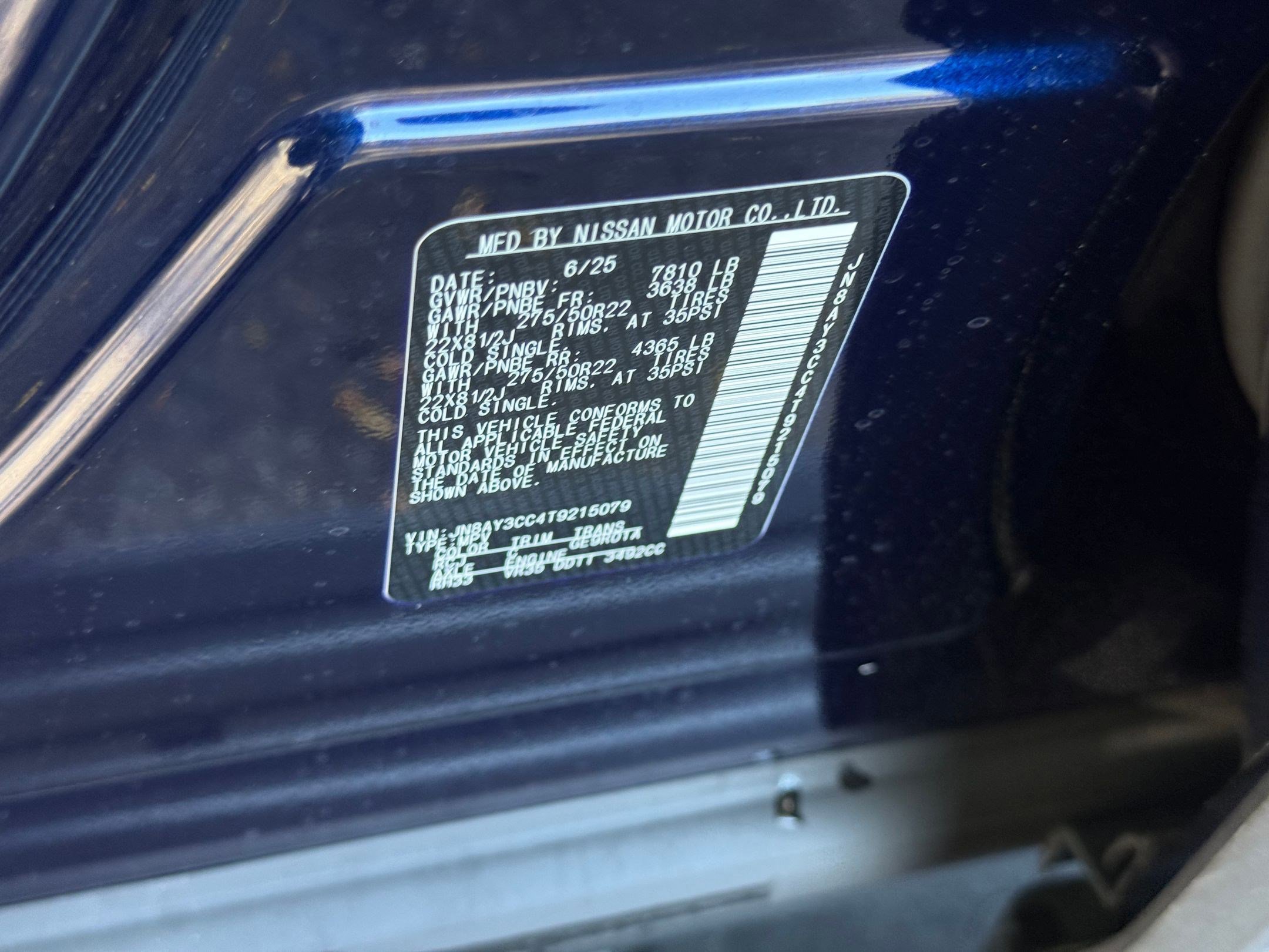 New 2026 Nissan Armada Platinum Reserve image 18