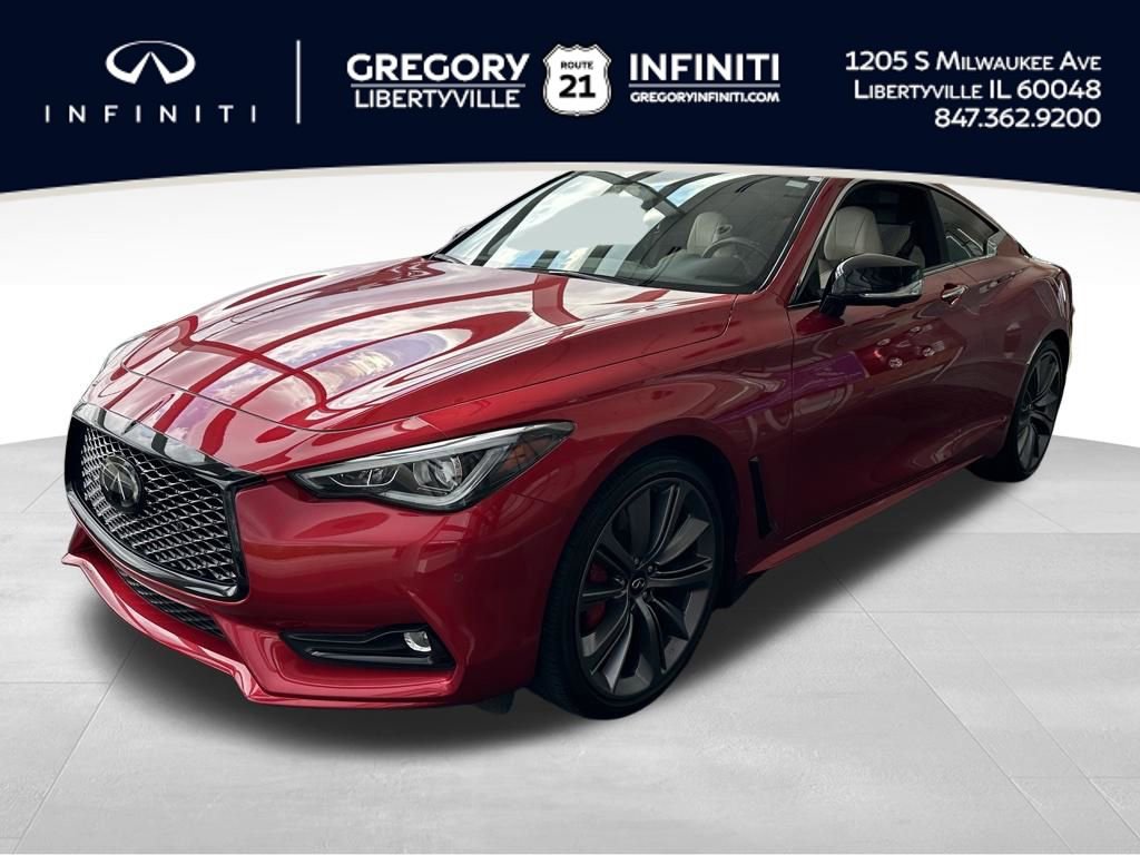 Used 2022 INFINITI Q60 Red Sport 400 w/ Cargo Package AWD/4WD image 1