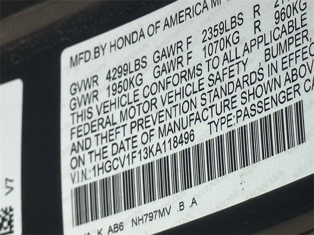 Used 2019 Honda Accord LX image 10