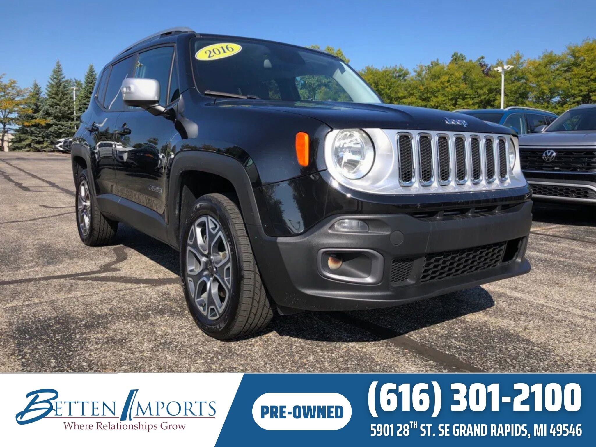 Used 2016 Jeep Renegade Limited