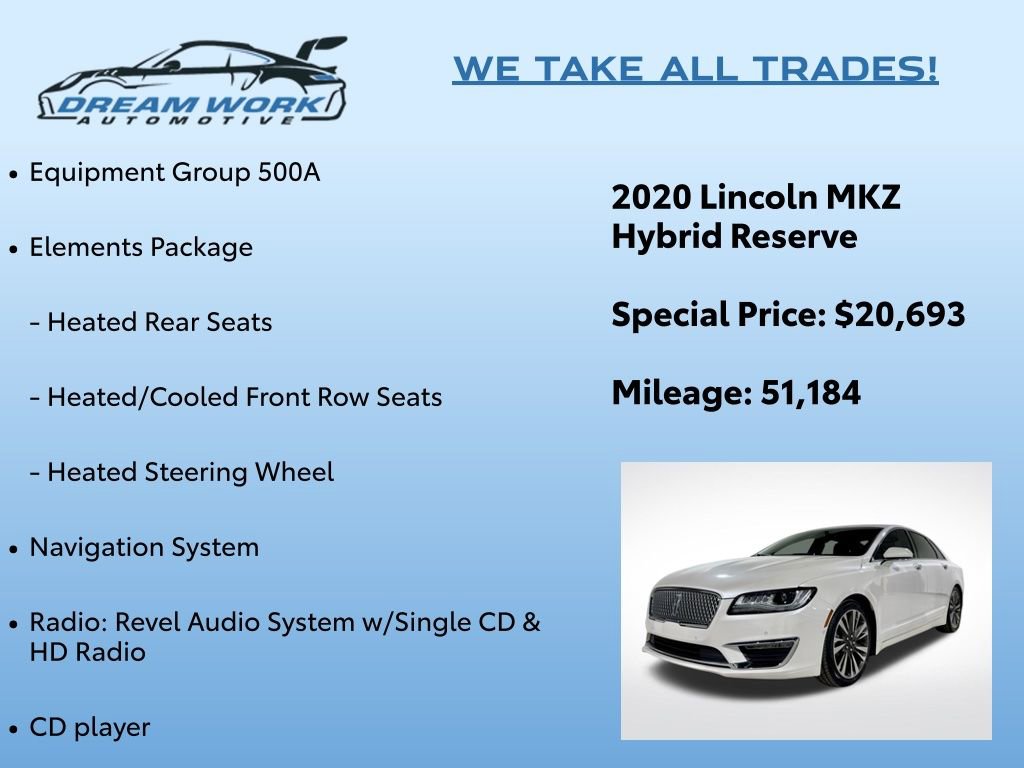 Used 2020 Lincoln MKZ Reserve w/ Elements Package video 2