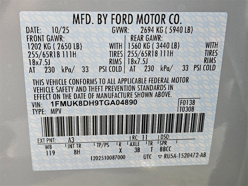 New 2026 Ford Explorer Active image 32