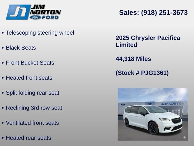 Used 2025 Chrysler Pacifica Limited image 42