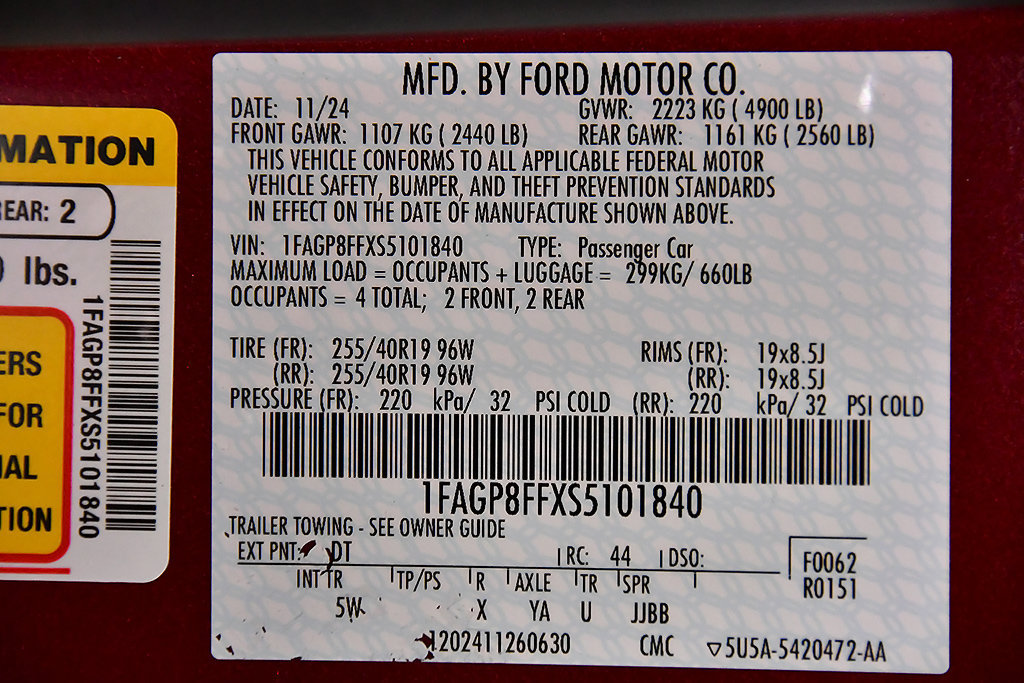 Used 2025 Ford Mustang GT Premium RWD image 14