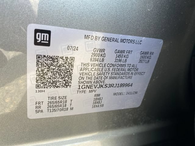 Used 2024 Chevrolet Traverse Z71 w/ LPO, Floor Liner Package AWD/4WD image 25