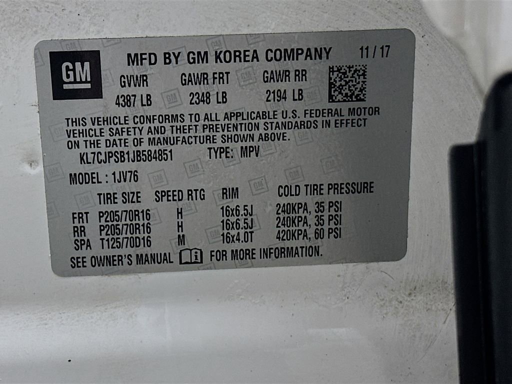 Used 2018 Chevrolet Trax LT w/ LT Convenience Package image 32