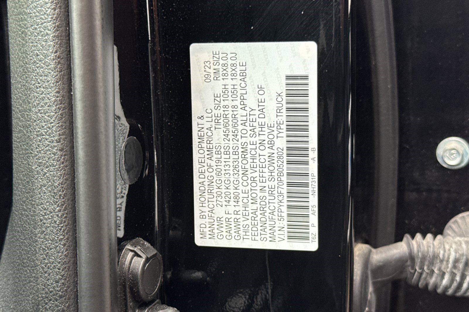 Used 2023 Honda Ridgeline RTL-E image 36