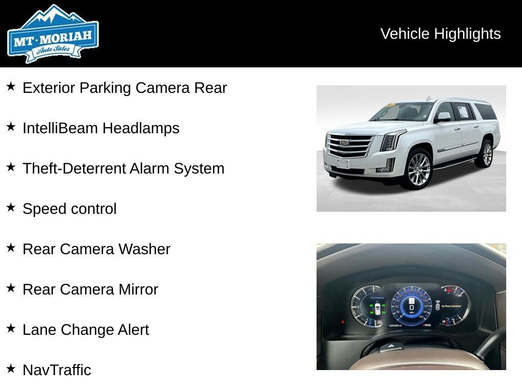 Used 2017 Cadillac Escalade ESV Luxury image 20
