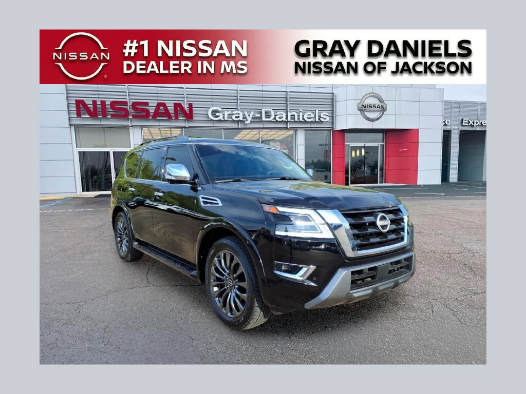 Certified 2024 Nissan Armada Platinum w/ Captain's Chairs Package