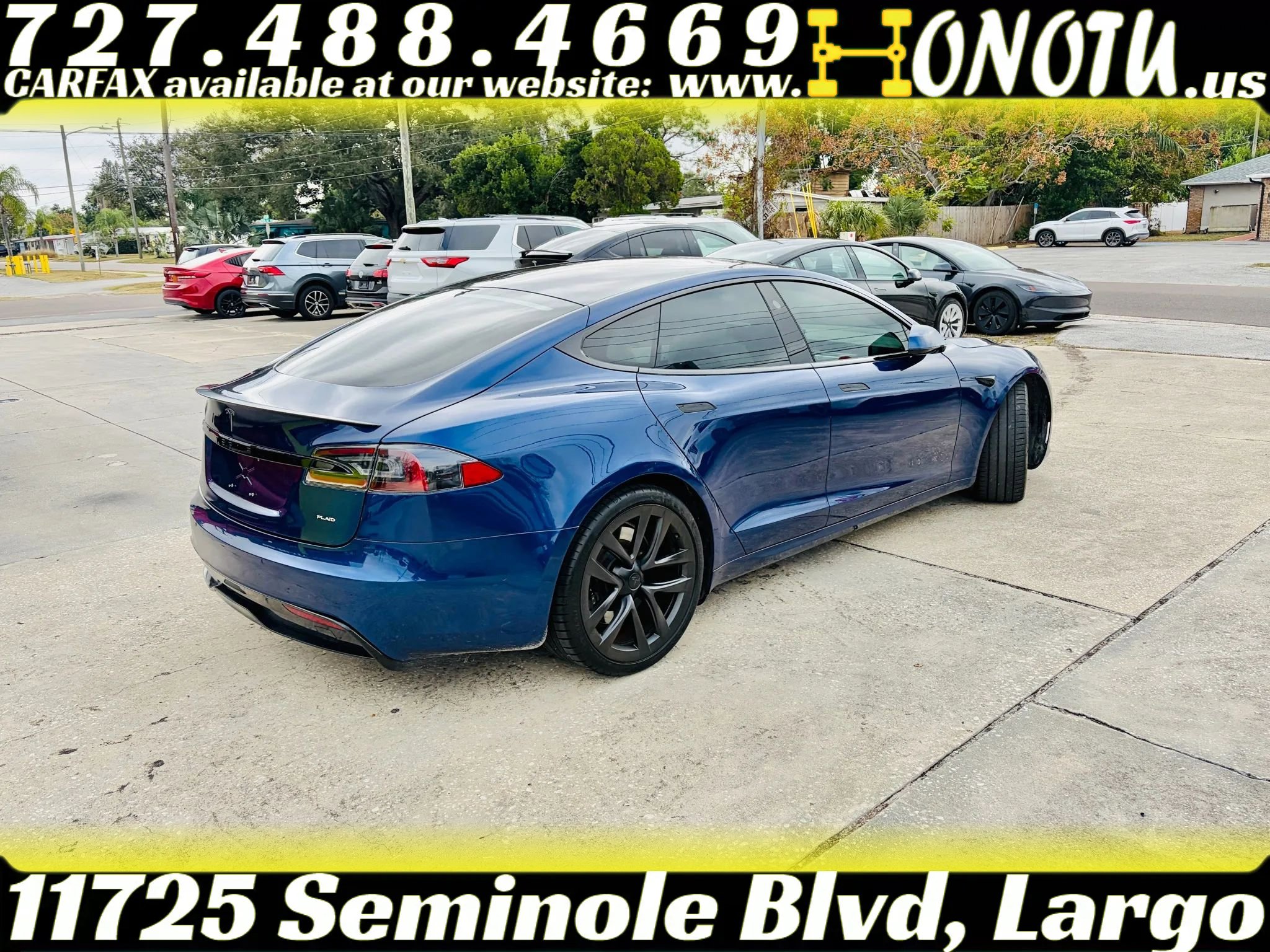 Used 2021 Tesla Model S Plaid AWD/4WD image 10