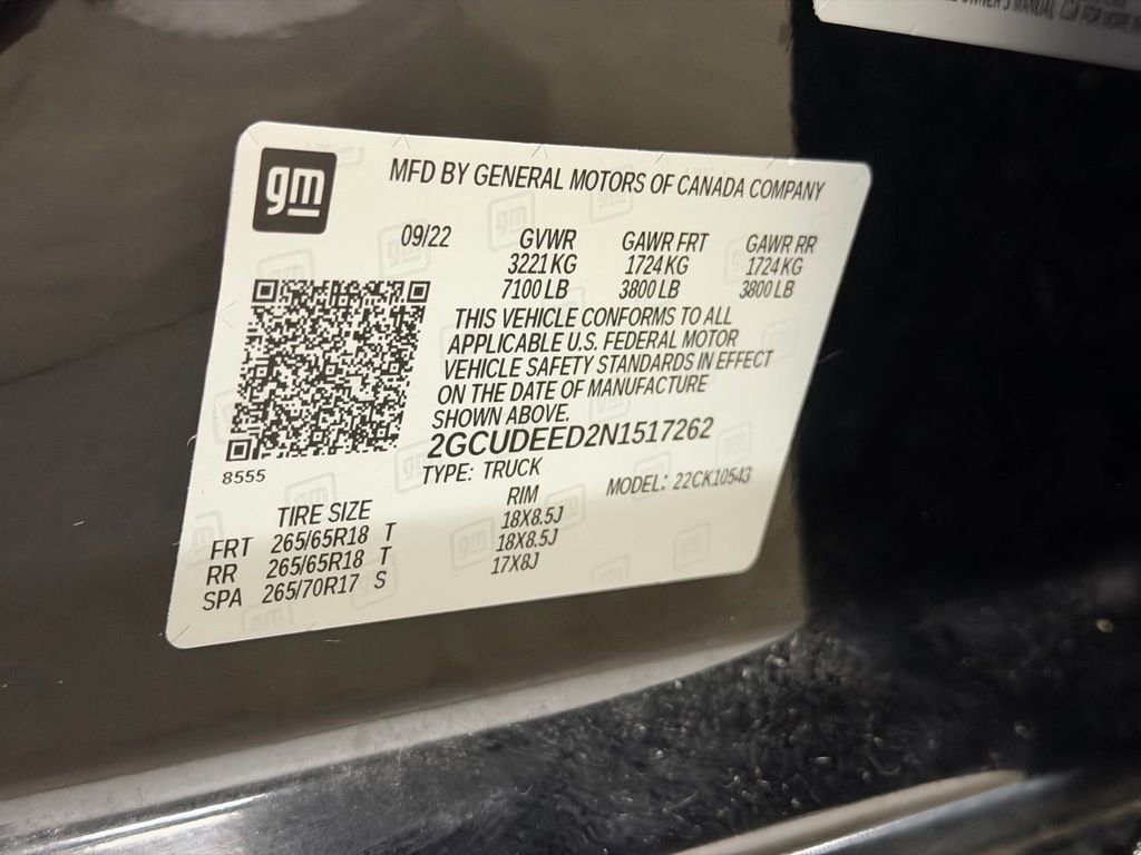 Certified 2022 Chevrolet Silverado 1500 RST w/ Protection Package image 37