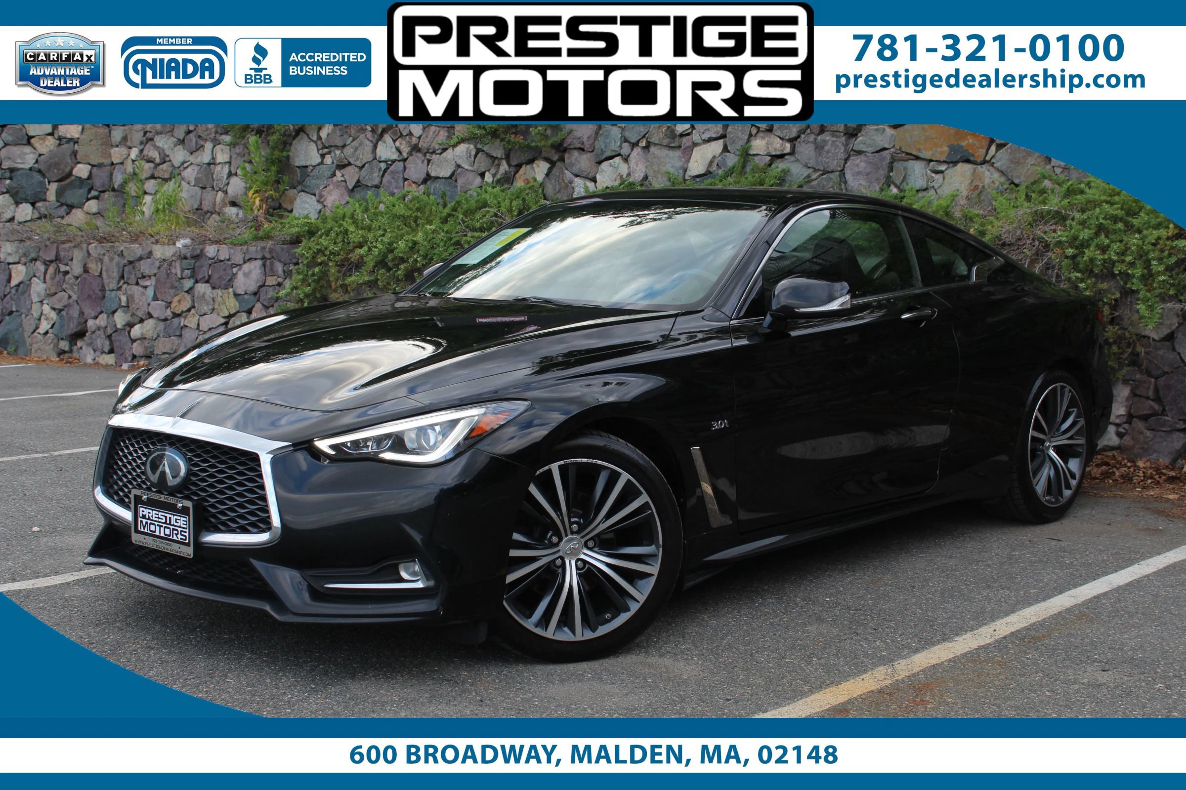 Used 2019 INFINITI Q60 3.0t Luxe w/ Essential Package