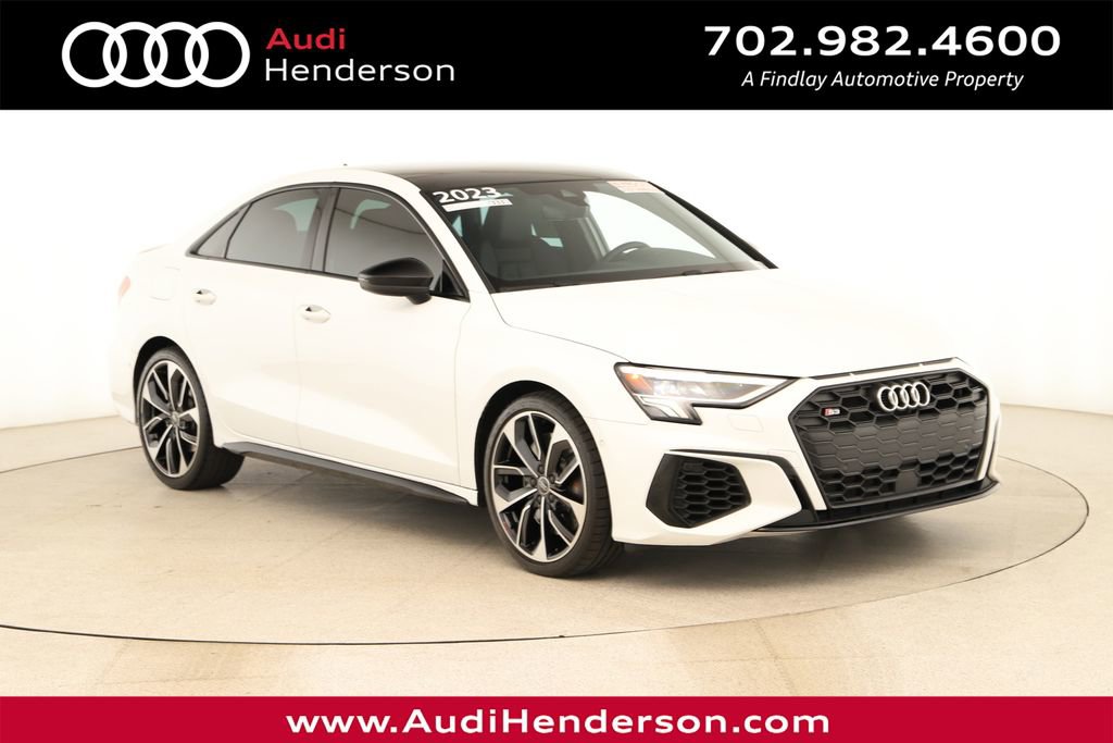 Certified 2023 Audi S3 Premium w/ Black Optic Package AWD/4WD image 1