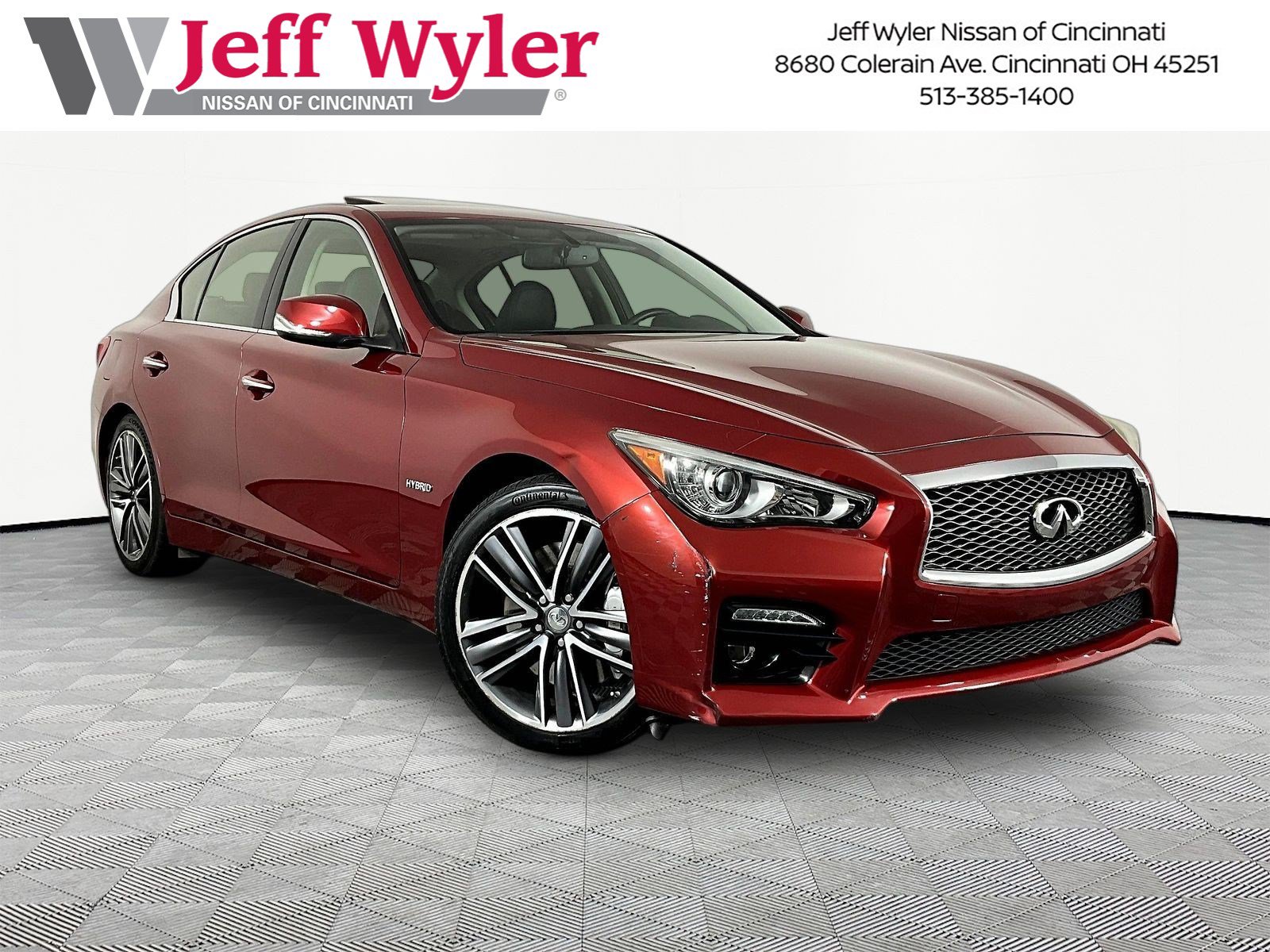 Used 2014 INFINITI Q50 Hybrid AWD w/ Navigation Package image 1