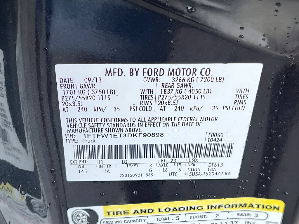 Used 2013 Ford F150 Lariat w/ Luxury Equipment Group AWD/4WD image 30