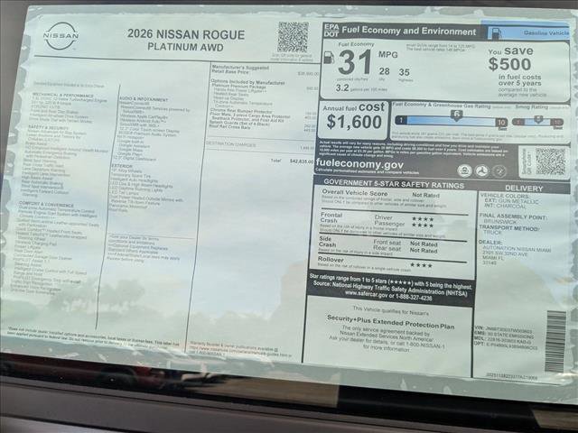New 2026 Nissan Rogue Platinum image 16