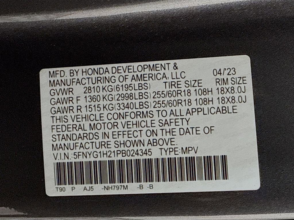 Certified 2023 Honda Pilot LX image 41