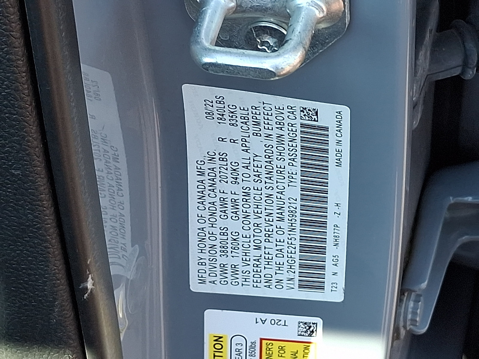 Used 2022 Honda Civic Sport image 25