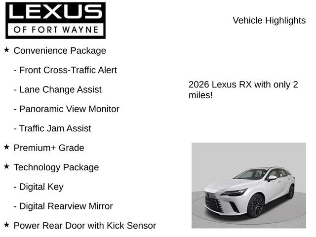 New 2026 Lexus RX 350 Premium Plus AWD/4WD image 7