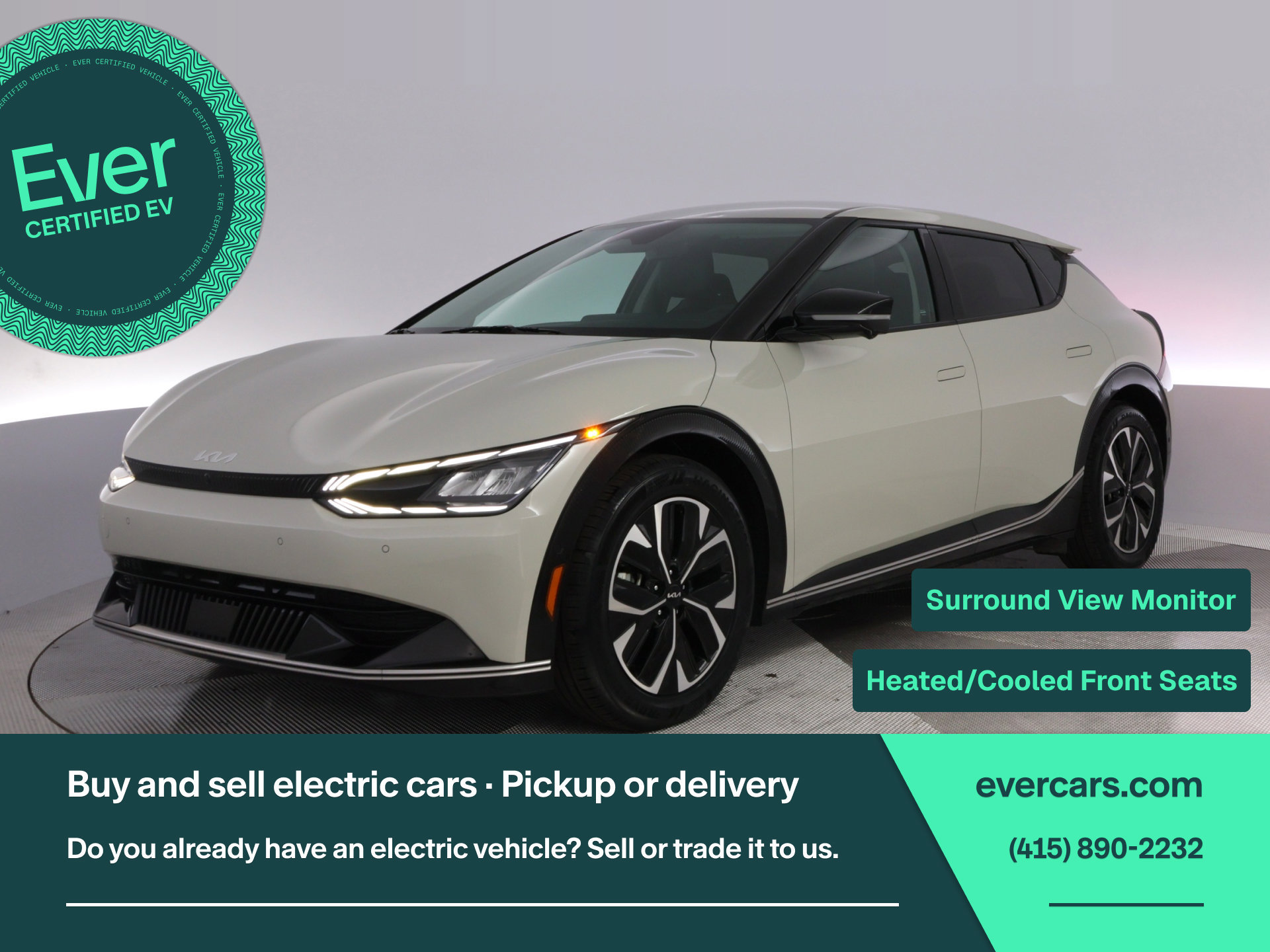 Used 2023 Kia EV6 Wind w/ Wind Technology Package AWD/4WD image 1