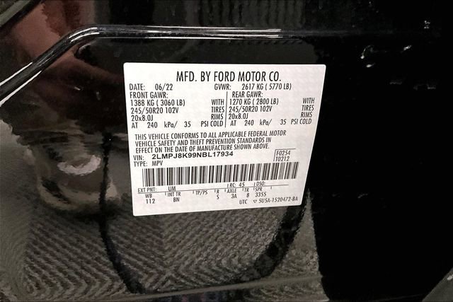 Used 2022 Lincoln Nautilus Reserve image 41