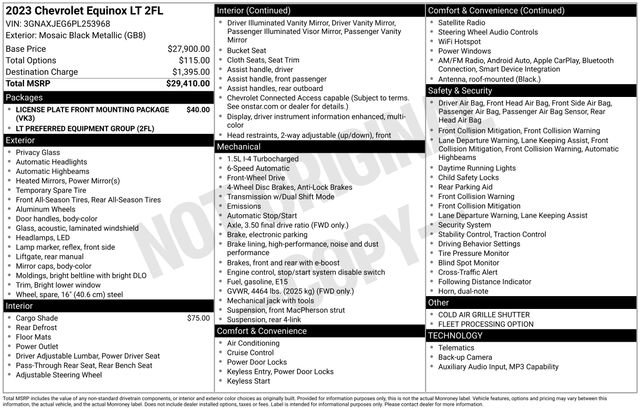 Certified 2023 Chevrolet Equinox LT FWD video 2