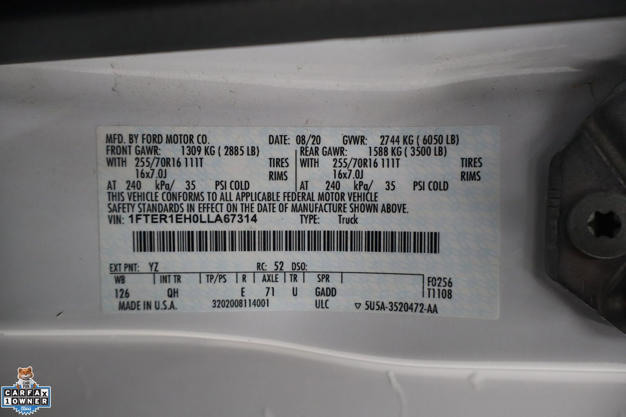 Used 2020 Ford Ranger XL w/ Equipment Group 101A Mid RWD image 35