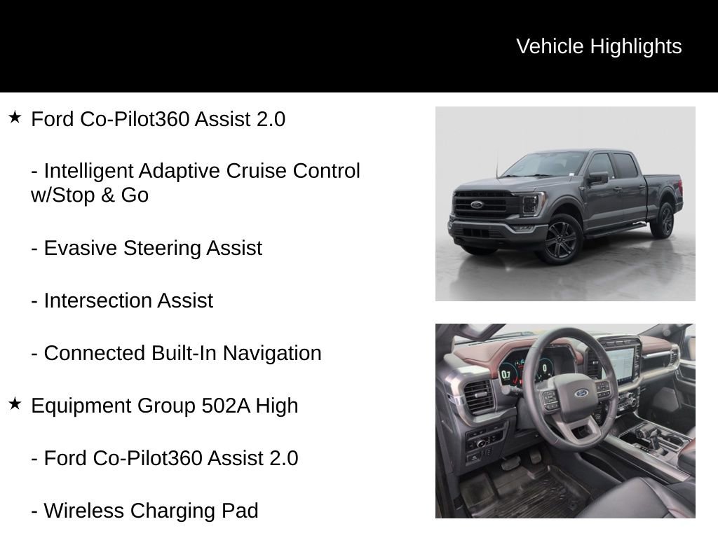 Used 2023 Ford F150 Lariat w/ Equipment Group 502A High image 6