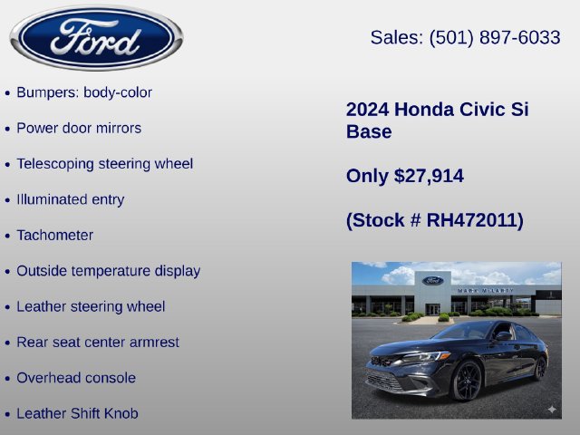Used 2024 Honda Civic Si image 30