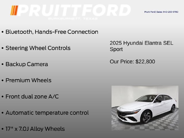 Used 2025 Hyundai Elantra Sport FWD image 7