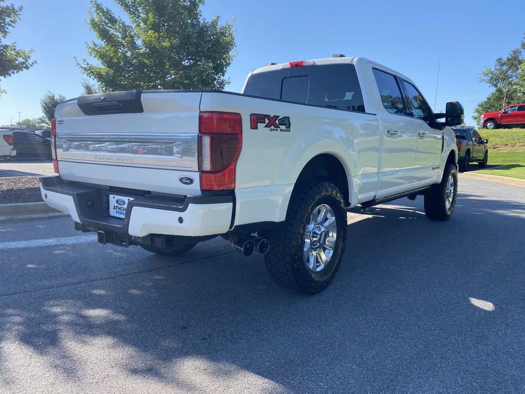 Used 2021 Ford F250 Platinum w/ FX4 Off-Road Package AWD/4WD image 3