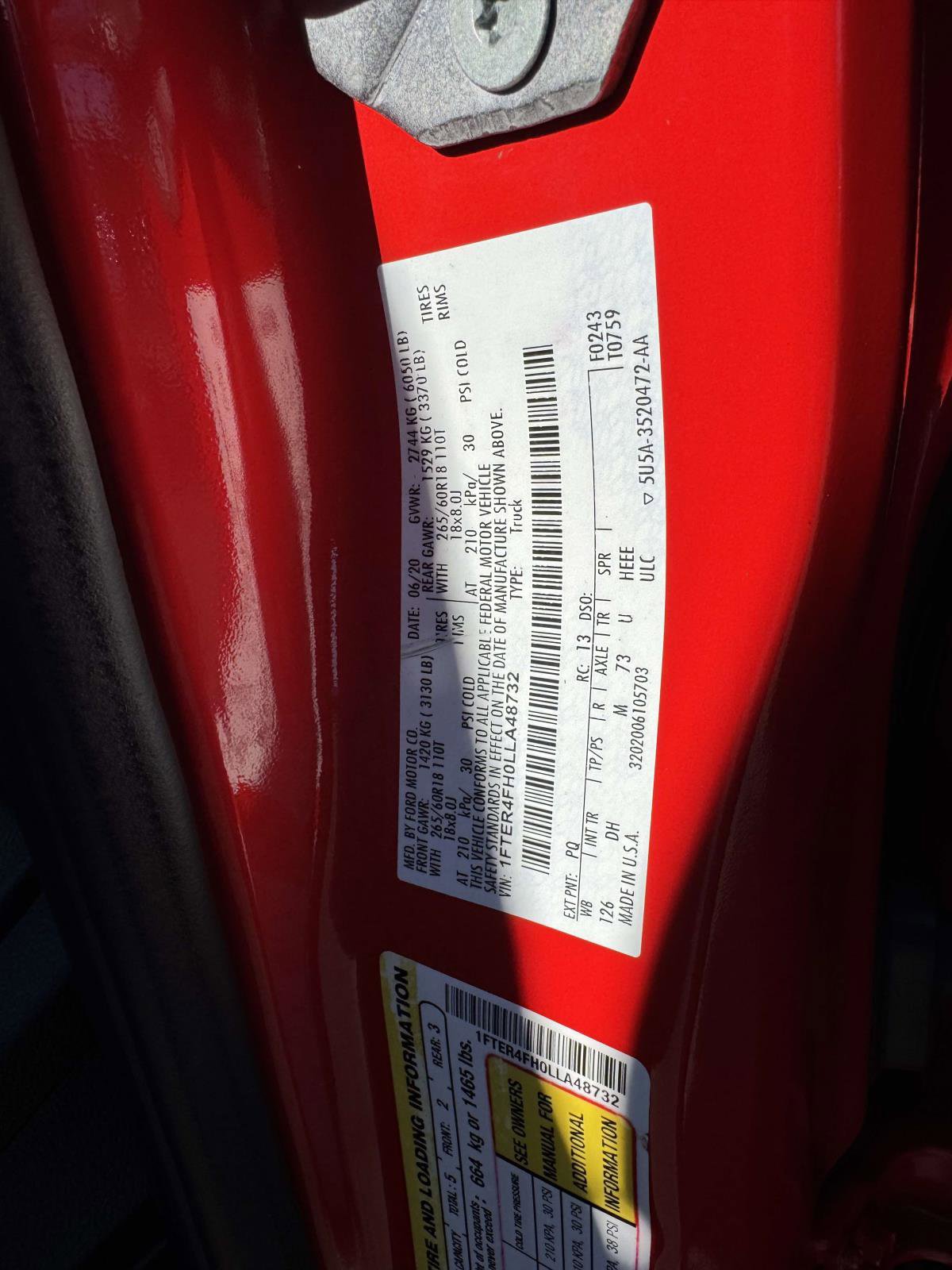 Used 2020 Ford Ranger Lariat w/ Trailer Tow Package image 28