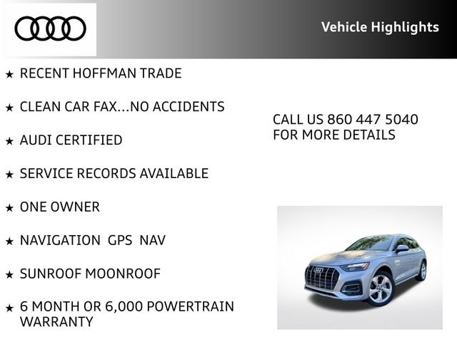 Certified 2021 Audi Q5 Premium w/ Premium Plus Package AWD/4WD image 10