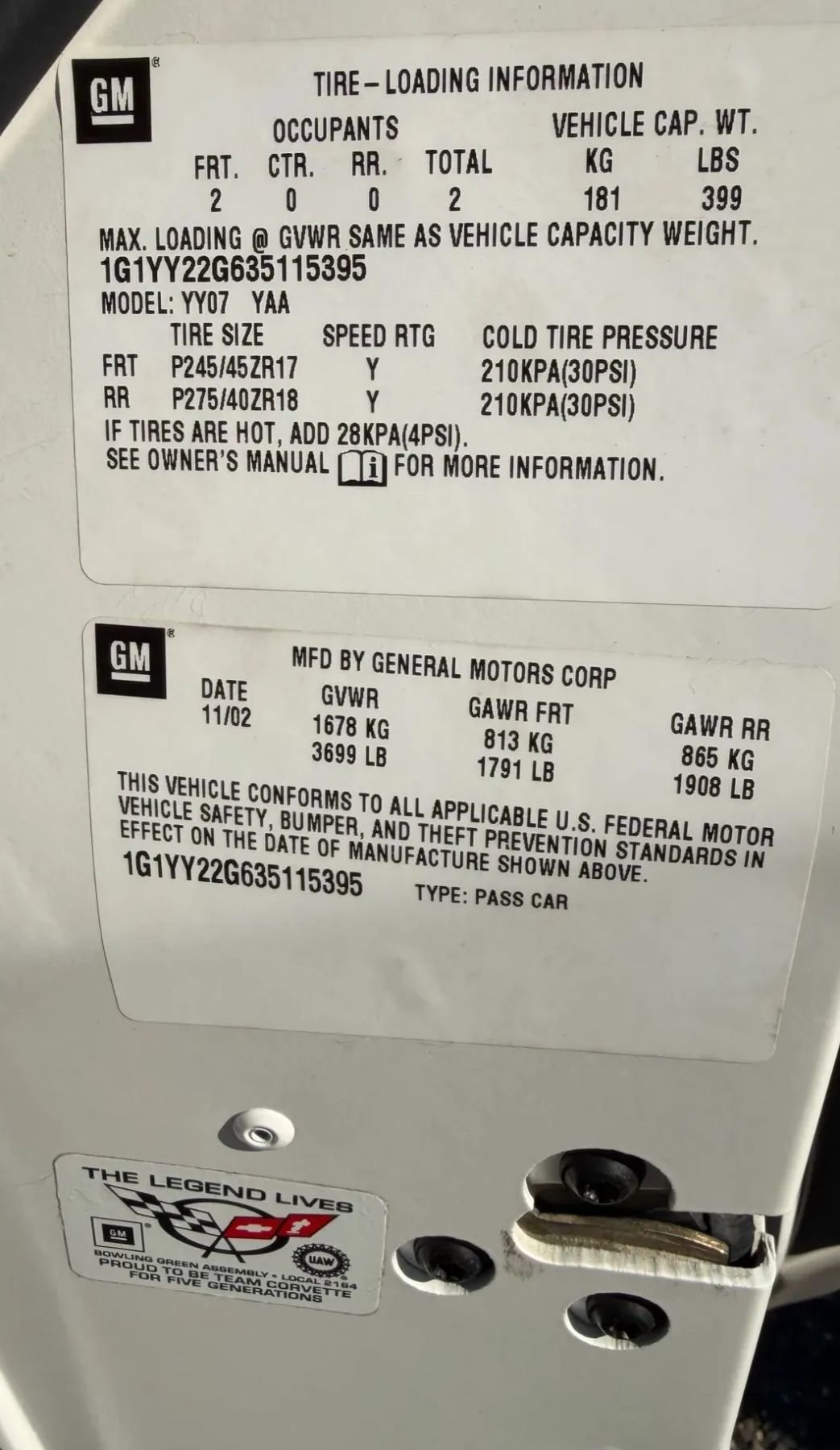 Used 2003 Chevrolet Corvette Coupe w/ Preferred Equipment Group image 50