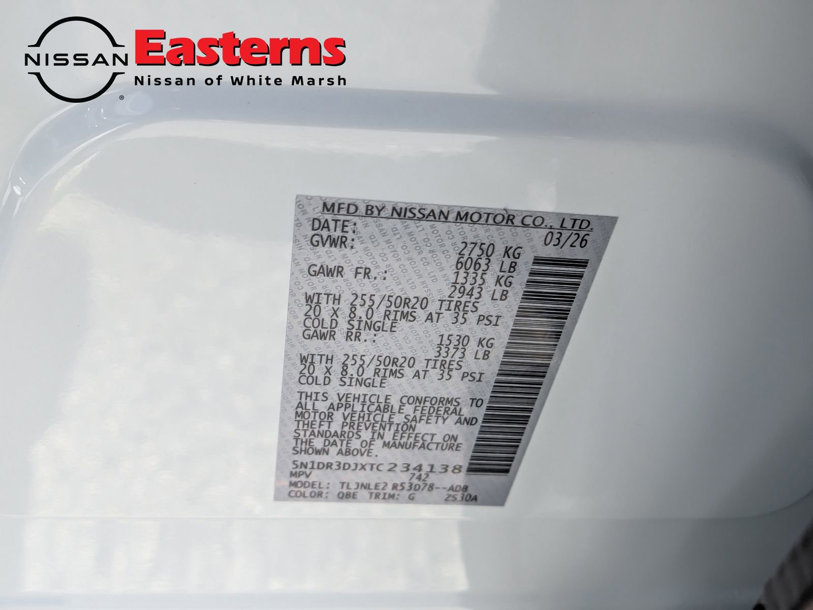 New 2026 Nissan Pathfinder Platinum image 32