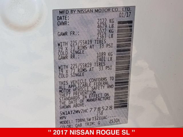 Used 2017 Nissan Rogue SL w/ SL Premium Package AWD/4WD image 41