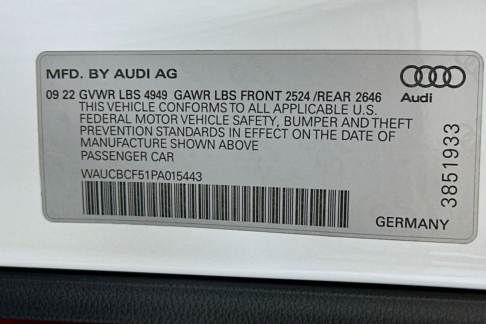 Used 2023 Audi A5 2.0T Premium Plus w/ Premium Plus image 24