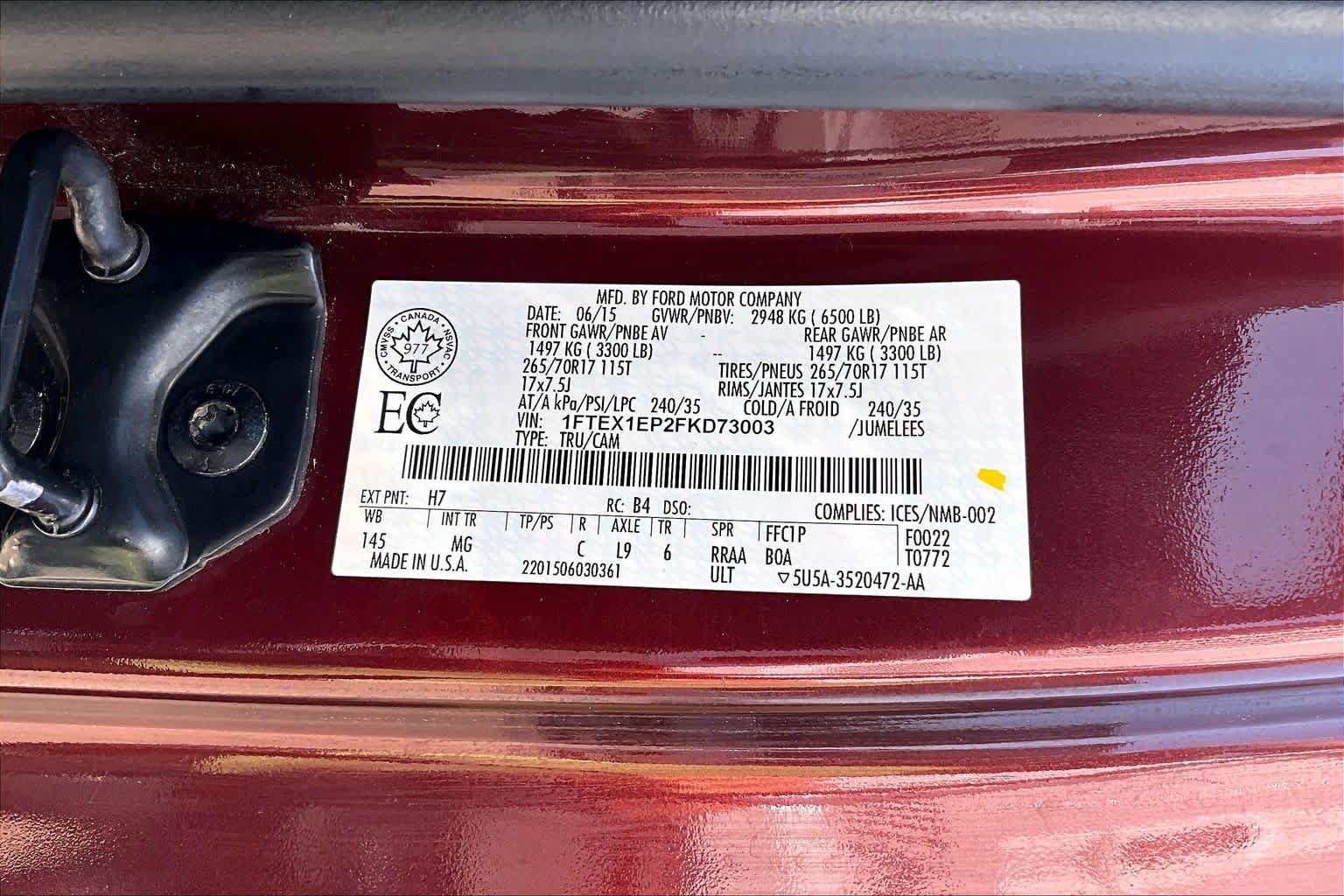 Used 2015 Ford F150 XLT AWD/4WD image 31