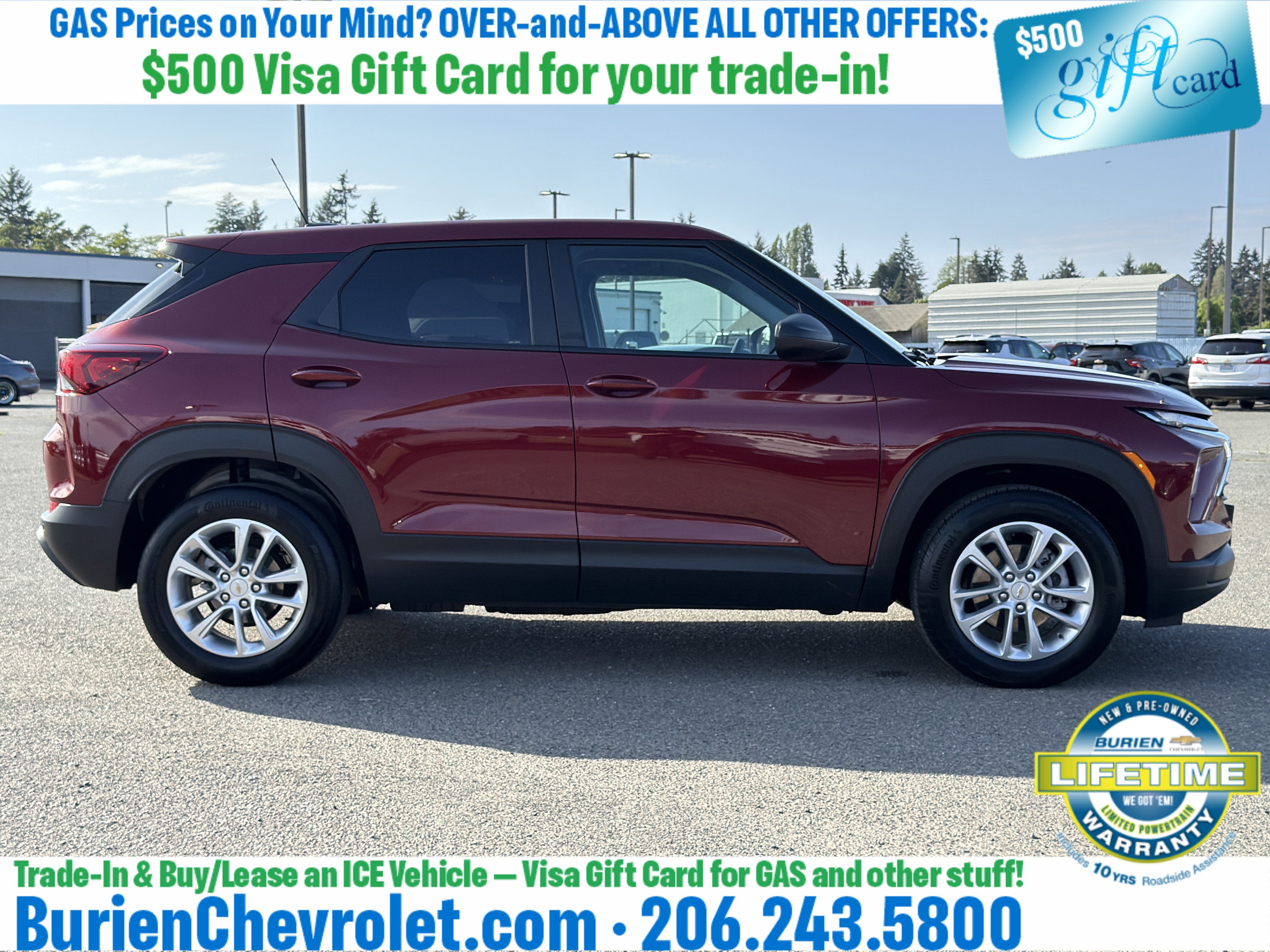 Used 2024 Chevrolet TrailBlazer LS w/ LS Convenience Package FWD image 6
